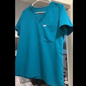 FIGS teal scrub set - joggers